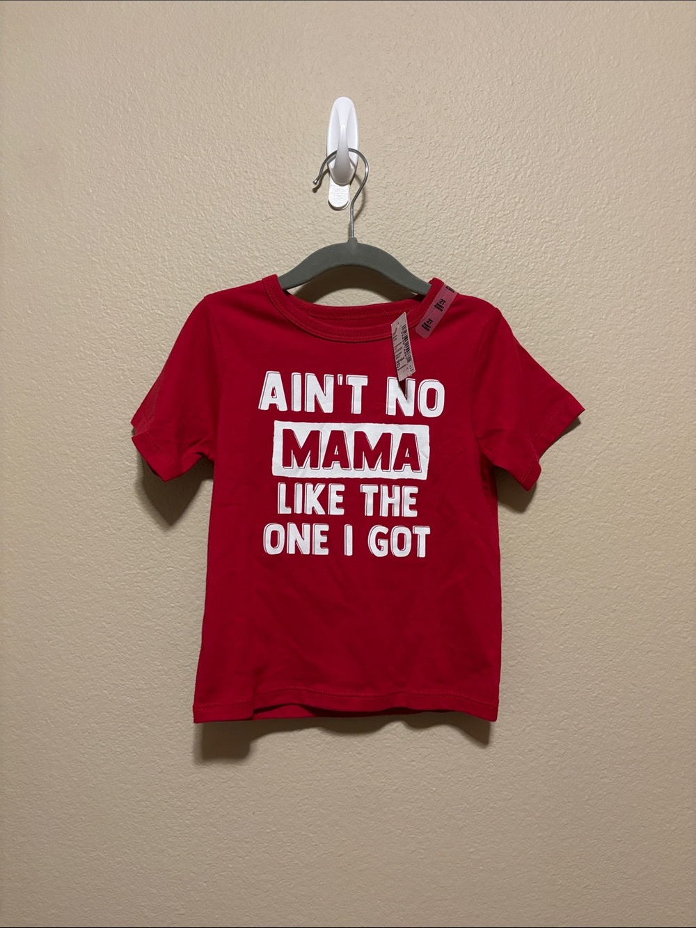 The Children's Place Red Short-Sleeve Graphic Tee - 'Ain't No Mama'